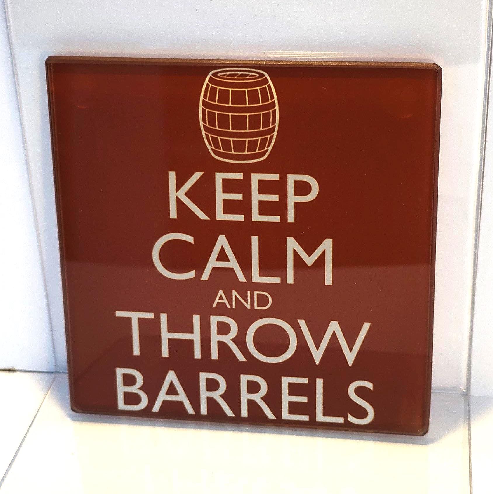 Keep Calm &... Video Game Themed Glass Coasters