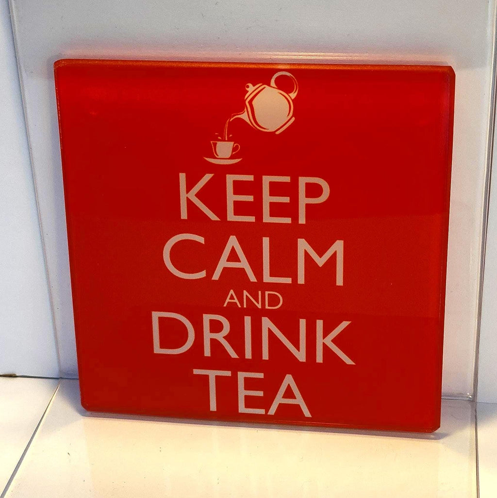 Keep Calm & Drink... Glass Coasters