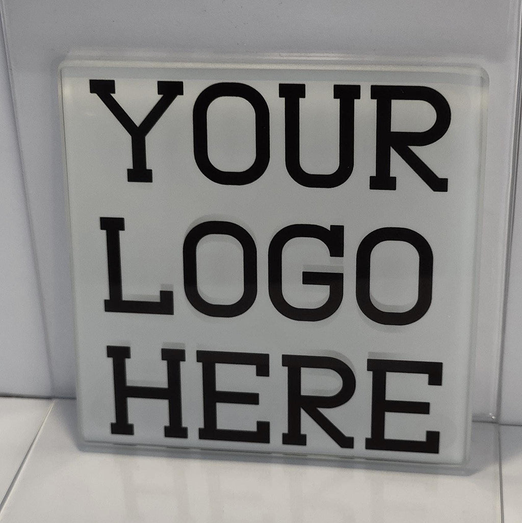 Custom Glass Coaster - Printed With Your Logo!