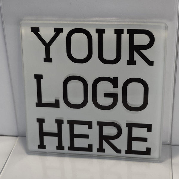 Custom Glass Coaster - Printed With Your Logo!
