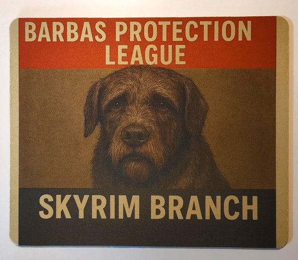 Barbas Protection League Mouse Mat