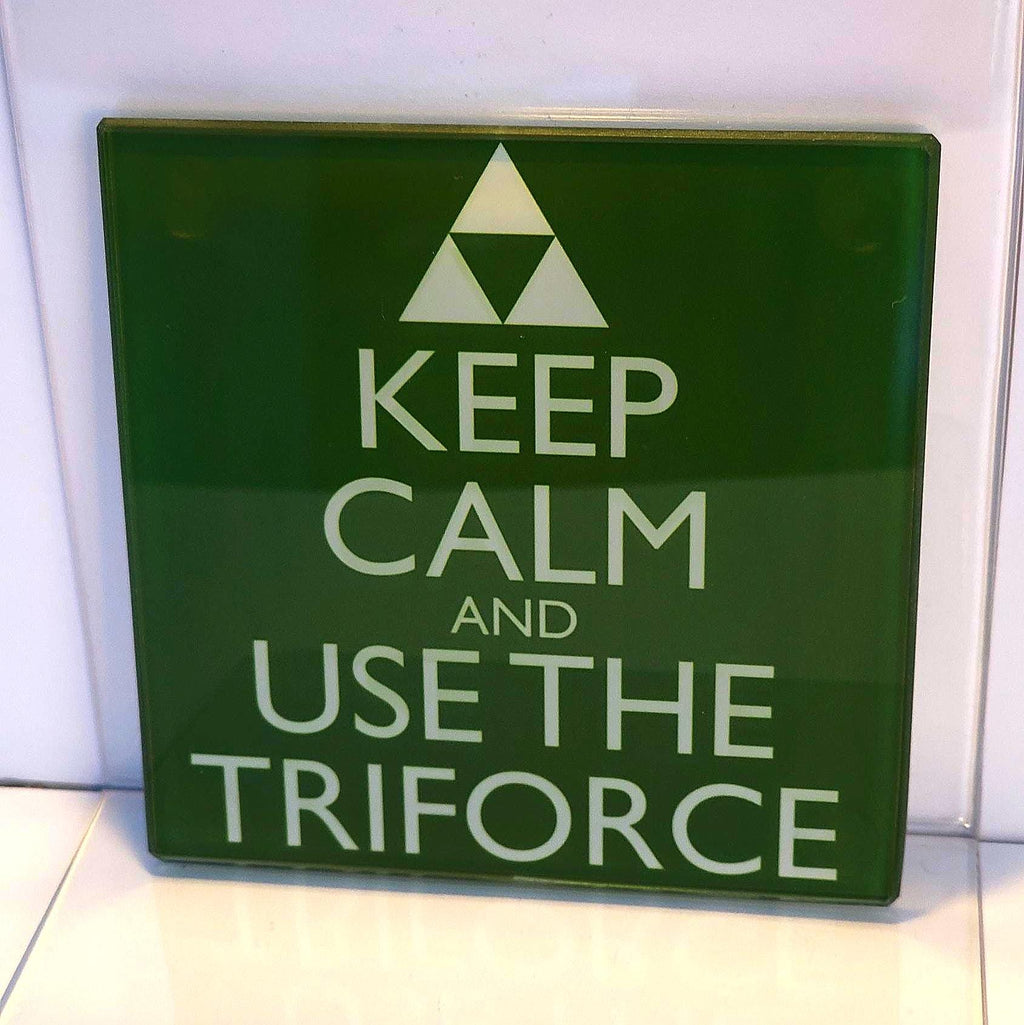 Keep Calm &... Video Game Themed Glass Coasters