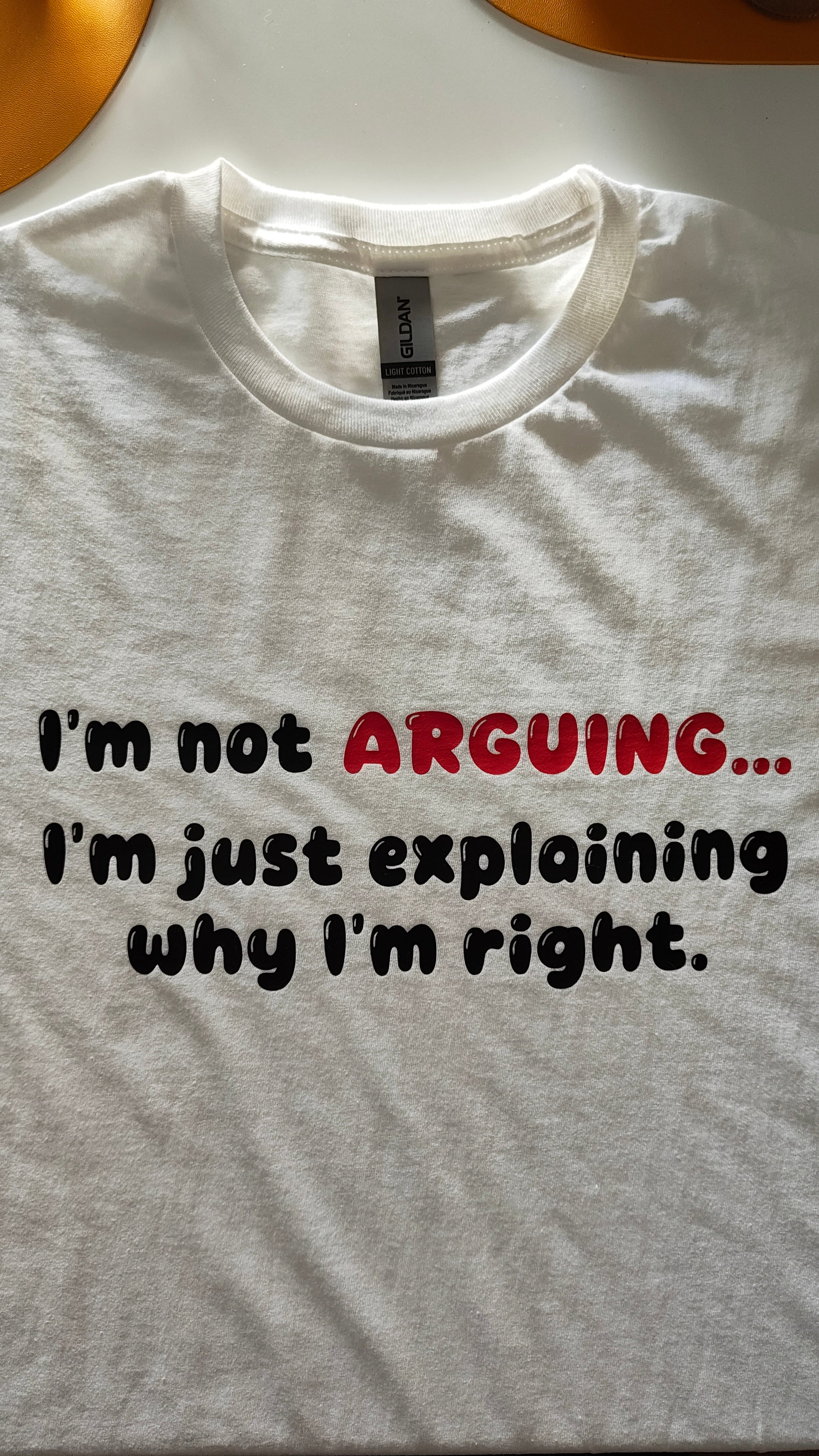 I'm Not Arguing... Novelty T-Shirt