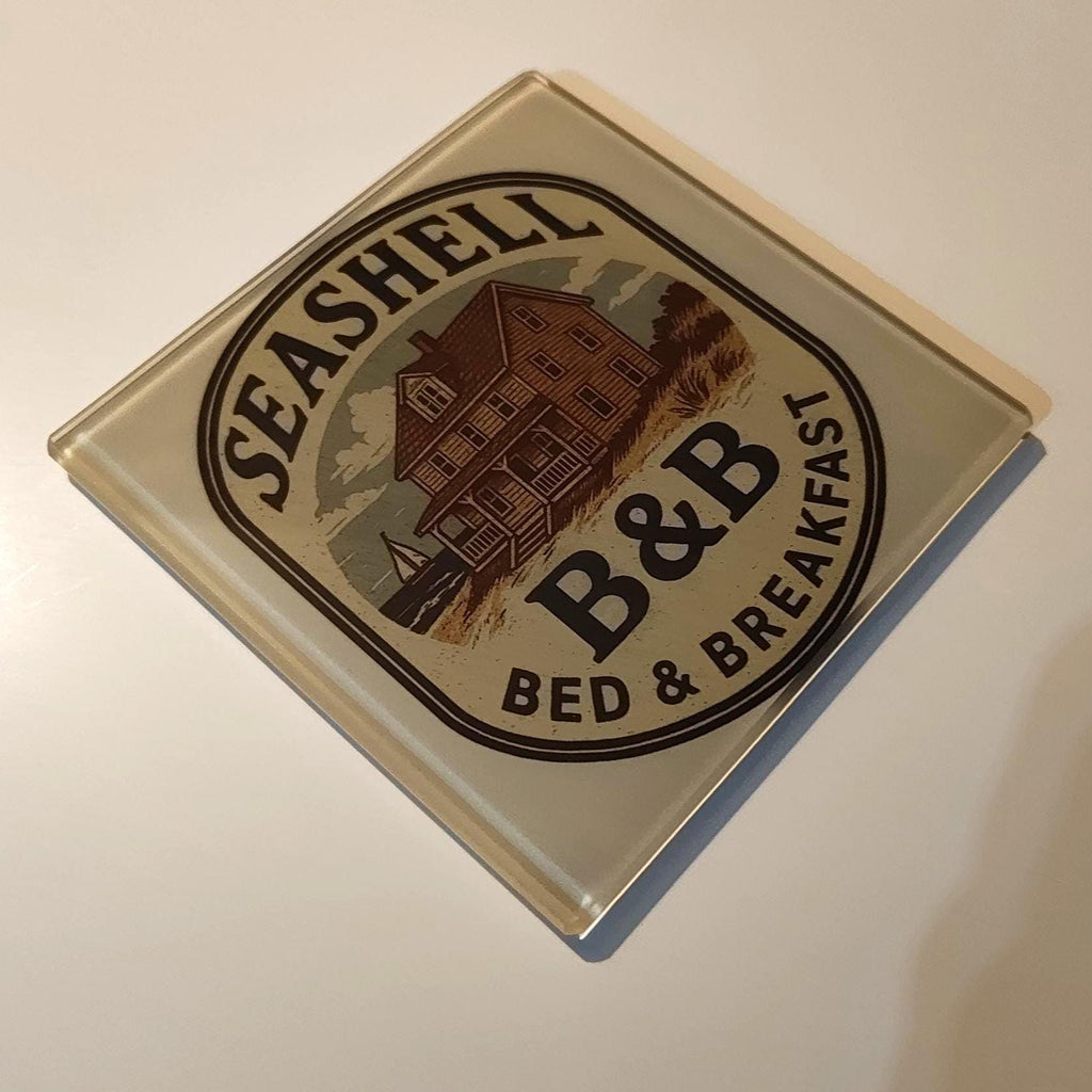 Custom Glass Coaster - Printed With Your Logo!